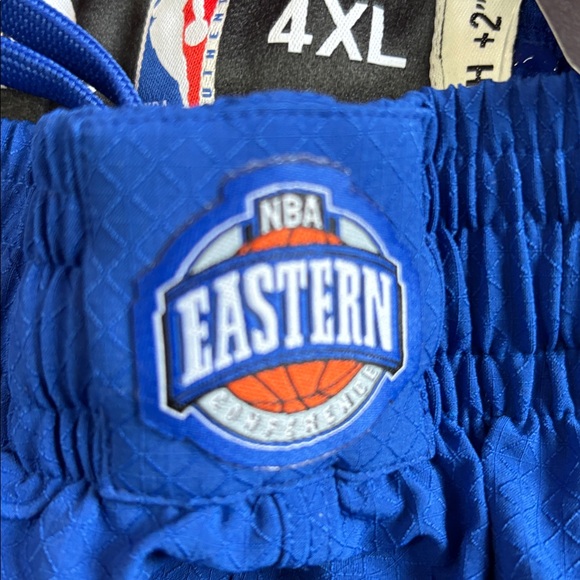 Adidas Blue and Red Basketball Shorts team issued 2013 Houston 4XL length 2 new - Picture 9 of 14